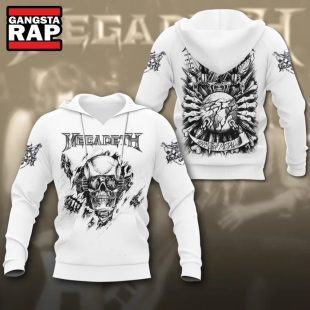 Megadeth Logo Music Band Design Hoodie