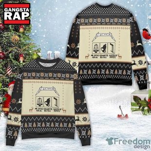 Metallica And Justice For All Xmas Ugly Christmas Sweater