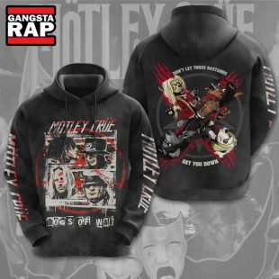 Motley Crue Music Band Dogs Of War 3D Hoodie