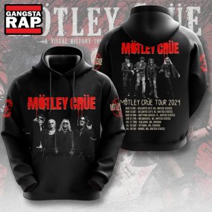 Motley Crue Tour 2024 Schedule 3D Hoodie