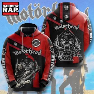 Motorhead Guitar Music Design 3D Hoodie