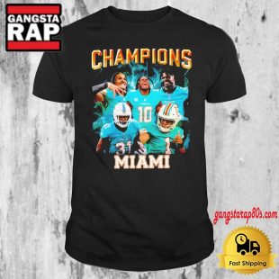 NFL Miami Dolphins Football 2024 Champions T Shirt