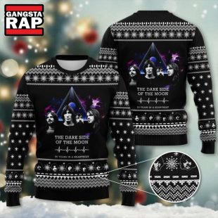 Pink Floyd The Dark Side Of The Moon Graphics Design Ugly Christmas Sweater