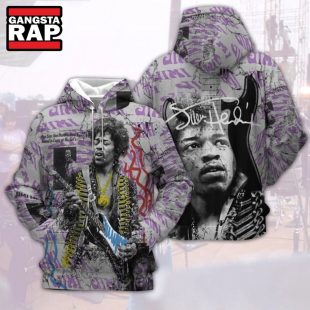 Pop Star Jimi Hendrix Music Fans Gift Hoodie