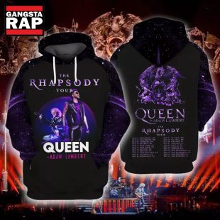 Queen Adam Lambert The Rhapsody Tour Schedule Hoodie