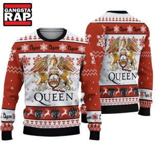 Queen Band Adam Lambert Tour Christmas Ugly Sweater