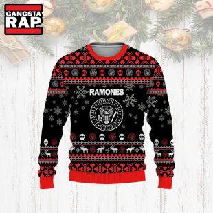 Ramones Music Band Ugly Christmas Sweater