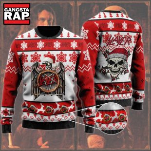 Slayer Music Fans Gift Ugly Christmas Sweater