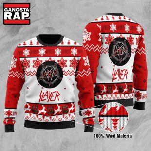 Slayer Snow Merry Ugly Christmas Sweater