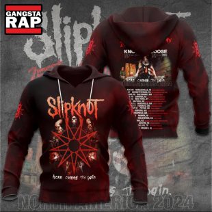 Slipknot 25th Anniversary Here Comes The Pain Graphics Rock Band Hoodie