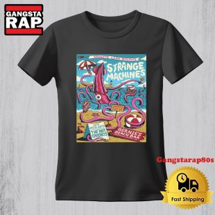 Strange Machines Jul 14 2024 Bernie's Beach Bar Hampton Beach Vintage TShirt