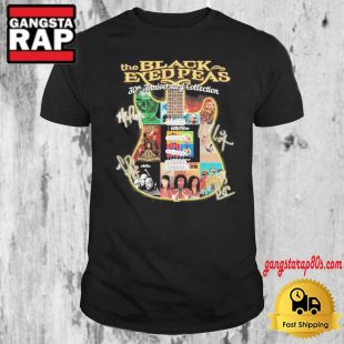 The Black Eyed Peas 30th Anniversary Collection Guitar Signatures T Shirt