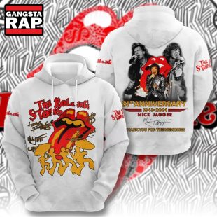 The Rolling Stones 81st Anniversary 1943 2024 Mick Jagger Hoodie