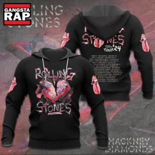 The Rolling Stones Hackney Diamonds Tour 2024 Hoodie