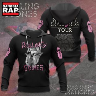 The Rolling Stones Hackney Diamonds Tour 3D Hoodie