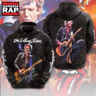 The Rolling Stones x Keith Richards Graphics Signature Hoodie