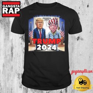 Trump Biden Presidential Election Debate 2024 Poster T Shirt