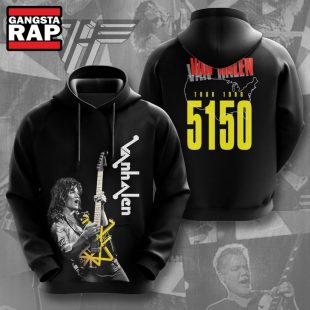 Van Halen Rock Band Tour 1986 5150 Hoodie