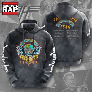 Van Halen Tour Of The World 1984 Hoodie