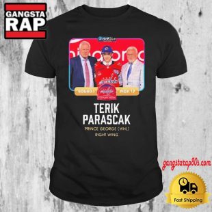 Washington Capitals Terik Parascak Prince George Right Wing 2024 T Shirt