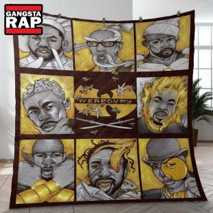 Wu Tang Clan Band Hip Hop Gift Lover Quilt Blanket