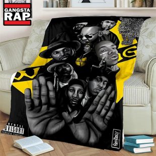 Wu Tangs Clans Hip Hop Sign Rap 3D Blanket