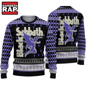 Black Sabbath Rock Band Fans Gift Ugly Christmas Sweater