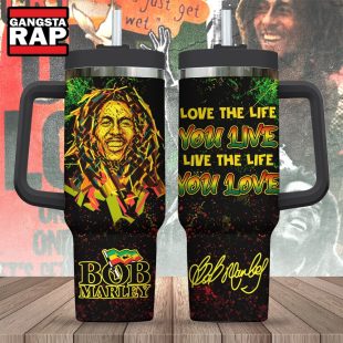 Bob Marley Love The Life Stanley Tumbler 40oz