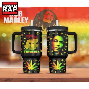 Bob Marley Music Graphics Stanley Tumbler 40oz