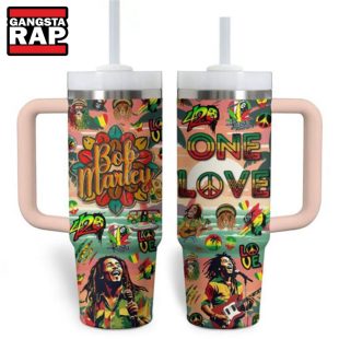 Bob Marley Summer Time One Love Stanley Tumbler 40oz