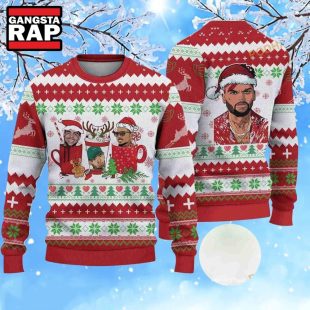 Chris Brown Funny Ugly Christmas Sweater