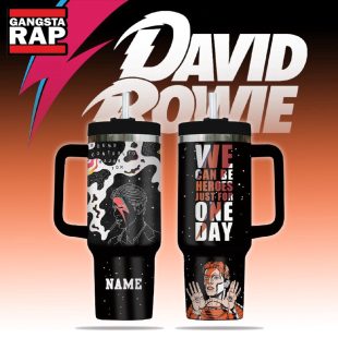 David Bowie We Can Be Heroes Just For One Day Stanley Tumbler 40oz