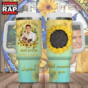 Elvis Presley Just A Girl Stanley Tumbler 40oz