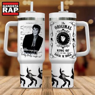 Elvis Presley King Of Rock N Roll Stanley Tumbler 40oz