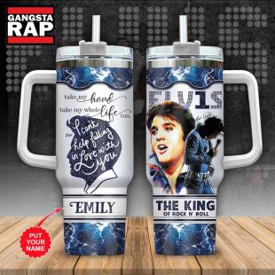 Elvis Presley The King Of Rock N Roll Stanley Tumbler 40oz