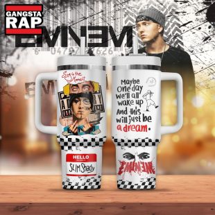 Eminem Slim Shady Sing 4 The Moment Stanley Tumbler 40oz