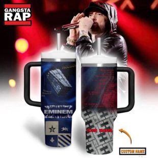 Eminems Music Fan Gift Custom Name Stanley Tumbler 40oz