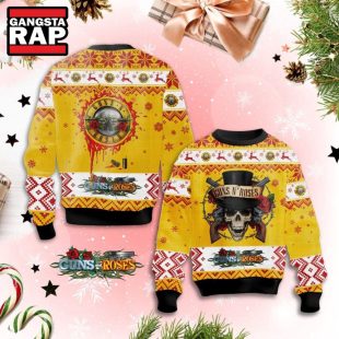 Guns N' Roses 3D Ugly Christmas Sweater