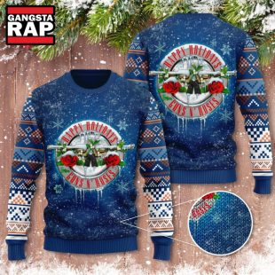 Guns N' Roses Music Fans Gift Ugly Christmas Sweater