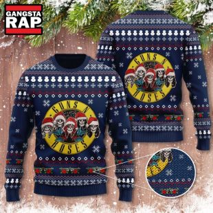 Guns N' Roses Music Lover Ugly Christmas Sweater