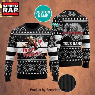 Iron Maiden 3D Print Ugly Christmas Sweater