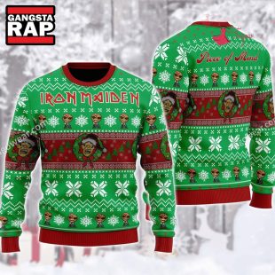 Iron Maiden Piece Of Mind Ugly Christmas Sweater