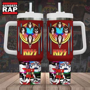 Kiss Band Rock And Roll Stanley Tumbler 40oz