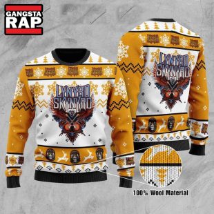 Lynyrd Skynyrd Snow Merry Christmas Ugly Sweater Fan Gift