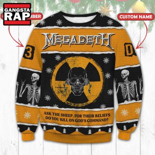 Megadeth Music Lover Ugly Christmas Sweater