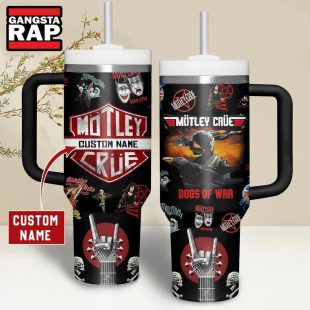 Motley Crue Dogs Of War Stanley Tumbler 40oz