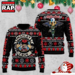 Motley Crue Fans Gift Christmas Ugly Sweater