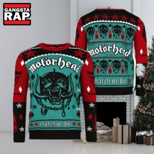 Motorhead March Or Die Unique Design For Holiday Ugly Christmas Sweater