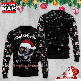 Motorhead Merry Fucking Ho Ho Ho Ugly Christmas Sweater