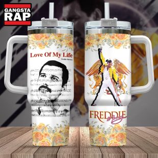 Queen Freddie Mercury Music Stanley Tumbler Cup 40oz